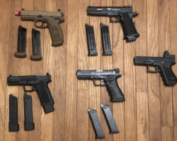 GBB Gas Blowback Pistols - Used airsoft equipment