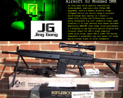 UPGRADED JING GONG G3 DMR - Used airsoft equipment