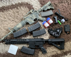 2 rifles and some accessories - Used airsoft equipment