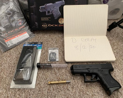 SOLD SOLD SOLD Tm glock 26 - Used airsoft equipment