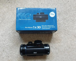PAO 1X30 RED/GREEN DOT SIGHT - Used airsoft equipment