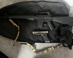 M16 and pistol - Used airsoft equipment