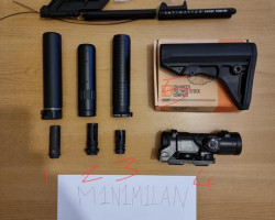 Assortment of accessories - Used airsoft equipment