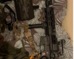 Airsoft lmg and extras - Used airsoft equipment