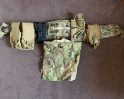 mixed DPM belt kit with pouch - Used airsoft equipment
