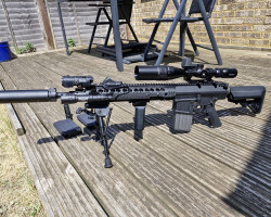 VFC SR25 ECC GBBR + extras - Used airsoft equipment