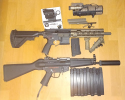VFC HK416-CQB HPA + G&G MP5 HP - Used airsoft equipment