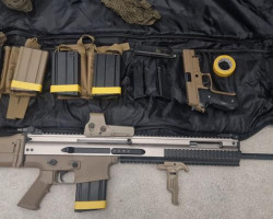 WE Scar H SSR MK20 & Extras - Used airsoft equipment