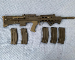 L85A2 GBBR w/ 5 Magazines - Used airsoft equipment