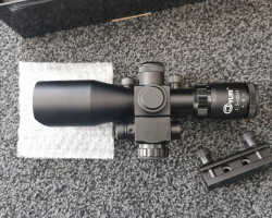 2.5-10x40 Scope with laser - Used airsoft equipment