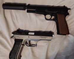 CO2 WE Browning Hi-Power - Used airsoft equipment