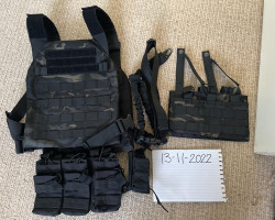 Chest plate and sling - Used airsoft equipment