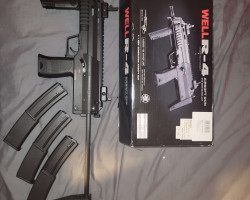 Well R4 MP7 and extra mags - Used airsoft equipment