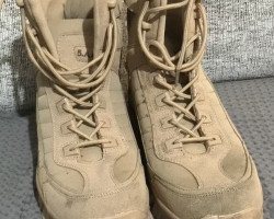 Military style tan boots 9 - Used airsoft equipment