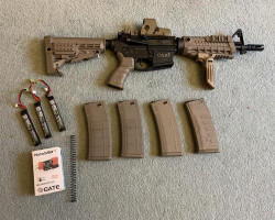 CAA AEG M4 with mags batteries - Used airsoft equipment
