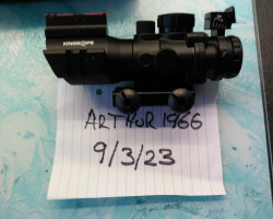 KINGSCOPE Tactical Rifle Scope - Used airsoft equipment