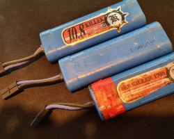 3 X 10.8v Killer Batteries - Used airsoft equipment