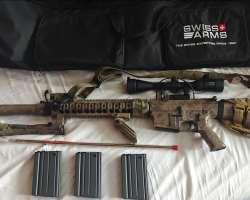 A&K SR-25 Full Stock DMR - Used airsoft equipment