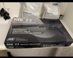 ASG MK23 gas noblowback pistol - Used airsoft equipment
