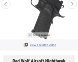 1911 nighthawk custom - Used airsoft equipment