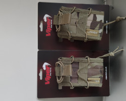 Two viper m4 mag pouches - Used airsoft equipment