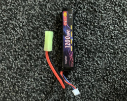 7.4V Lipo Tamiya 1200Mah 20C - Used airsoft equipment