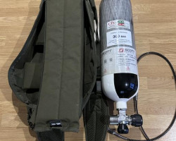 Scott 4.7 litre HPA scuba tank - Used airsoft equipment