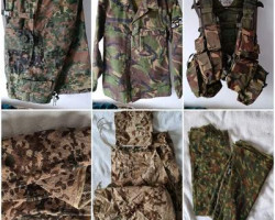 Various clothing - Used airsoft equipment