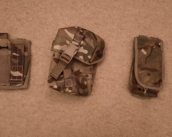 3 different pouches - Used airsoft equipment