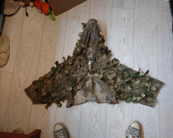 Woodland Ghillie Hood - Used airsoft equipment