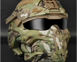 LF: camo full face helmet - Used airsoft equipment