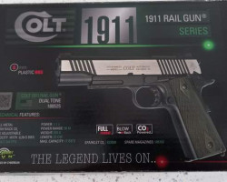 CYBER-GUN COLT 1911 RAIL GUN . - Used airsoft equipment