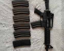 WE M4 Open Bolt GBBR + 6 Mags - Used airsoft equipment