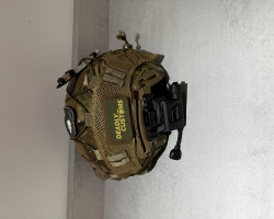 Chest rig and fast helmet - Used airsoft equipment
