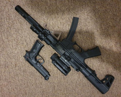 Shorty PDW & Vertec M92 Pistol - Used airsoft equipment