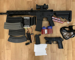 Bundle of items. Can be separa - Used airsoft equipment