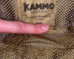 Kammo tactical mtp webbing - Used airsoft equipment