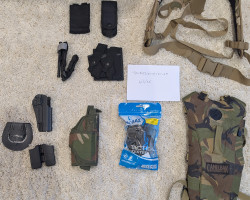 Assortment of gear - Used airsoft equipment