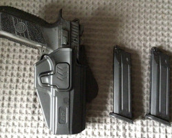 GBB Pistol and Holster - Used airsoft equipment