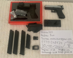 Glock Pistol With Sight Bundle - Used airsoft equipment