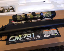 Cyma vsr10 with extras - Used airsoft equipment