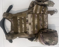 Camo Vest Plate Carrier - Used airsoft equipment