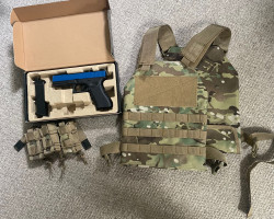 WE-EU17 gen4 blue + more - Used airsoft equipment