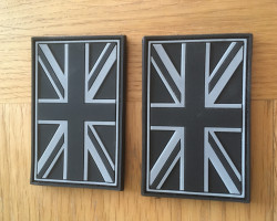Union Jack patches x2 - Used airsoft equipment