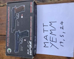 WE M92 Chrome - Used airsoft equipment