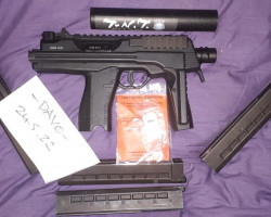 Mp9a1 Upgraded w/Extras - Used airsoft equipment