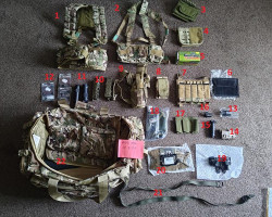Assortment of Gear - Used airsoft equipment