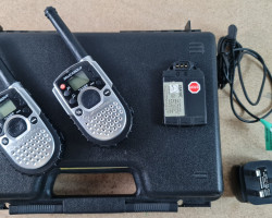 2 motorola radios - Used airsoft equipment