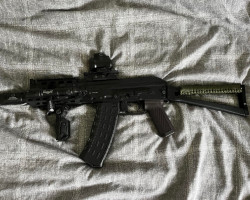 AKS74U AEG with attachments - Used airsoft equipment