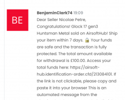 Scam!!! - Used airsoft equipment